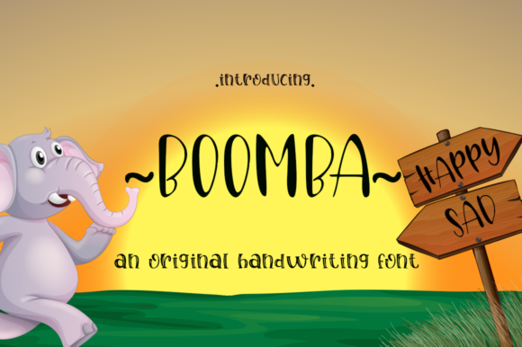 Boomba: A Handwritten Font Full of Sweet, Playful Energy
