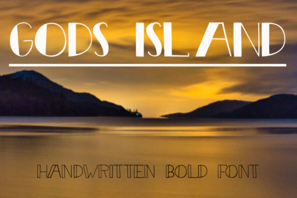 Evaluating Gods Island: A Bold Handwritten Font for Design Projects