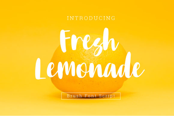 Fresh Lemonade: A Handwritten Font That Brings Creative Projects to Life
