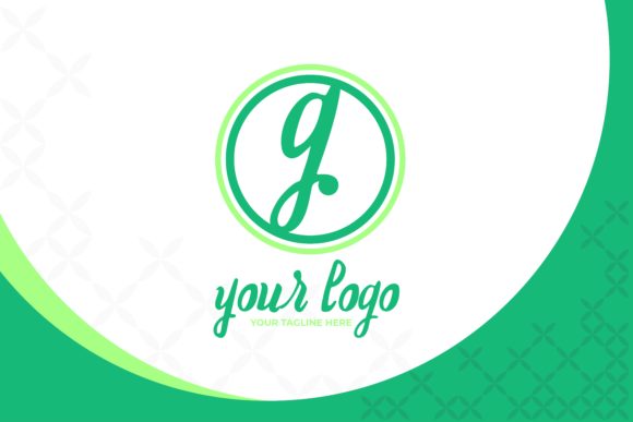 Green Letter G Lowercase Logo Template