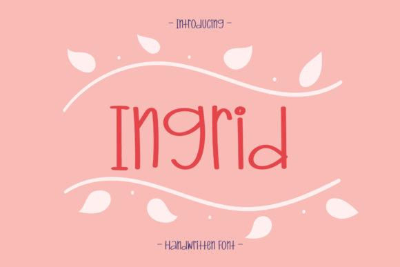 Ingrid: A Handwritten Font That Brings Charm to Every Project