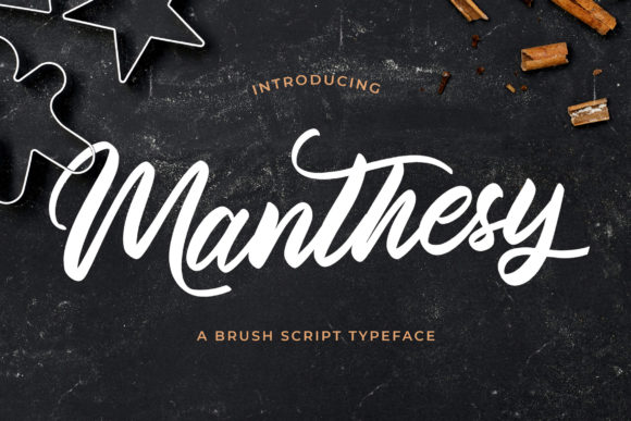 Manthesy: The Brush-Pen Handwritten Font That Brings Designs to Life