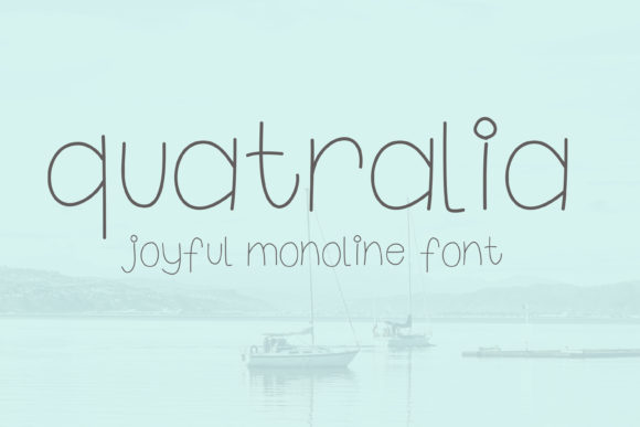 Quatralia: A Playful Handwritten Font for Authentic Design