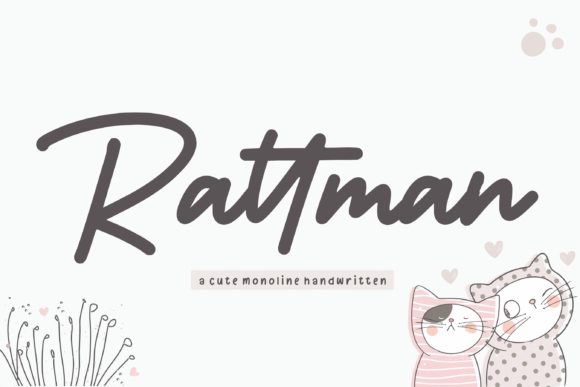 Rattman: A Handwritten Font That Brings Elegance and Flow to Modern Design