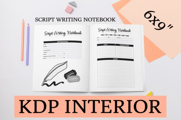 Script Writing Notebook KDP Interior: A Designer’s Asset