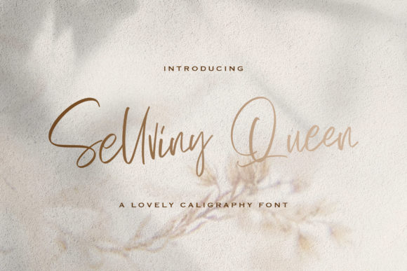 Sellviny Queen: A Charming Handwritten Font for Elegant Designs