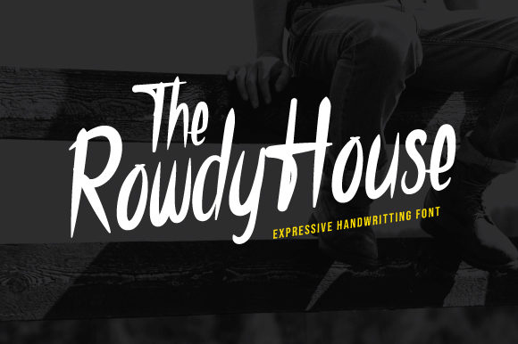 The Rowdy House Font: Is This Handwritten Script Right for Your Next Project?